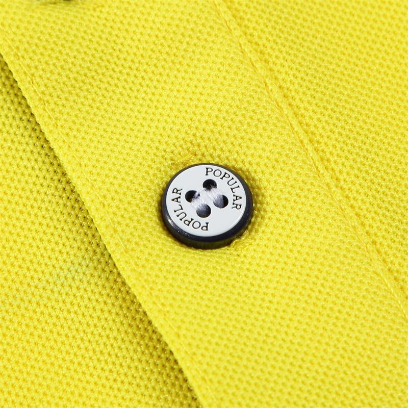 Summer Solid Men's Polo Shirt Top Cotton Blends Short Sleeve Sports Tee Shirts Casual Business Polo Advertising Tops