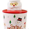 Ceramic Mug with Lid for Christmas, 400ml Santa Claus Coffee And Tea Cup