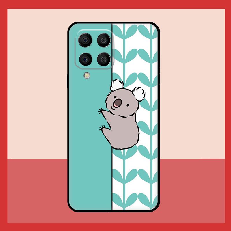 Cartoon Painting Animal Koala Case For Samsung Galaxy M12 M52 M06 M16 M36 M56 M33 M15 M55 M31 M13 M14 M53 M32 M35 M34 M54