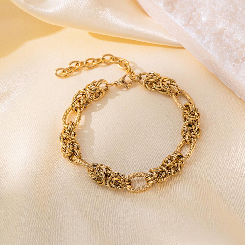 

Trendy retro cold wind hand jewelry fashion hip hop street bracelet women
