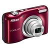 Nikon COOLPIX L31 Digitalkamera, Rot - 16,14 MP, 5-facher optischer Zoom, Betrieb mit AA-Batterien, HD 720p Video