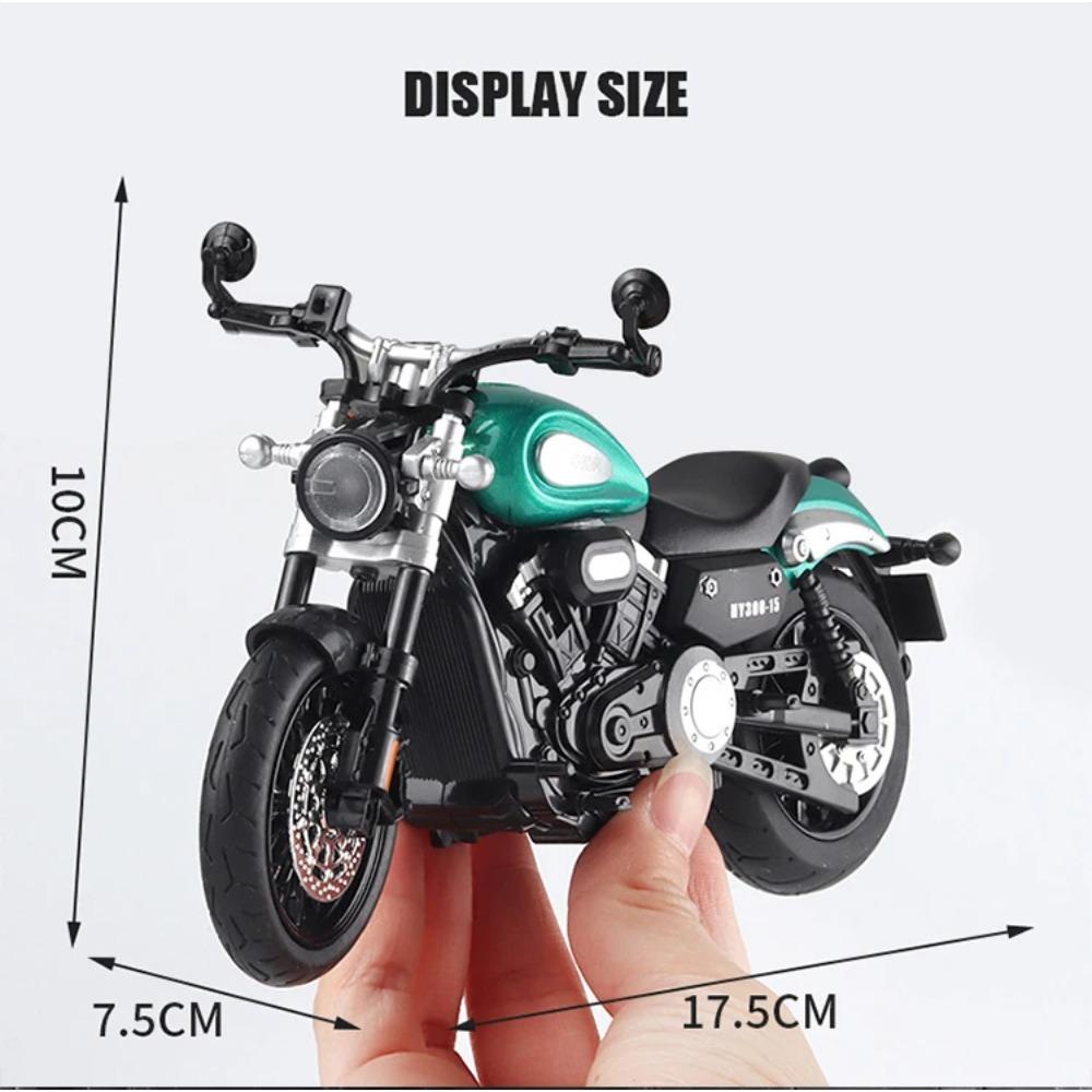 1/12 BENDA GINGERLLA 300 Diecast Motorcycle Model Toy Replica with Sound & Light Birthday Gift Christmas Gift Collection Bike