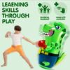 Joyfy 47-Inch Inflatable T-Rex Dinosaur Punching Bag for Kids Gift with Bounce-Back Action and Punching Toy