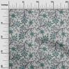 oneOone Bavlna Flex Fabric Listy & Floral Block Print Fabric By Yard 40 Inch