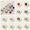 Multiple Colors Ceramic Handle Single Hole Cabinet Pull Vintage Door Knob  Shoe Cabinet