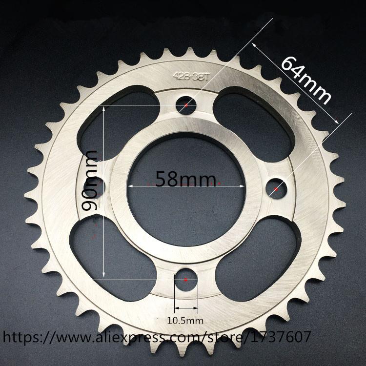 CBF CG CM CBT125/150 36-38-40-42-43-45-48-53Z Motorrad-Kettenrad / Motorrad-Kettenrad / Motor-Kettenrad Zähne / Motorrad Dirt