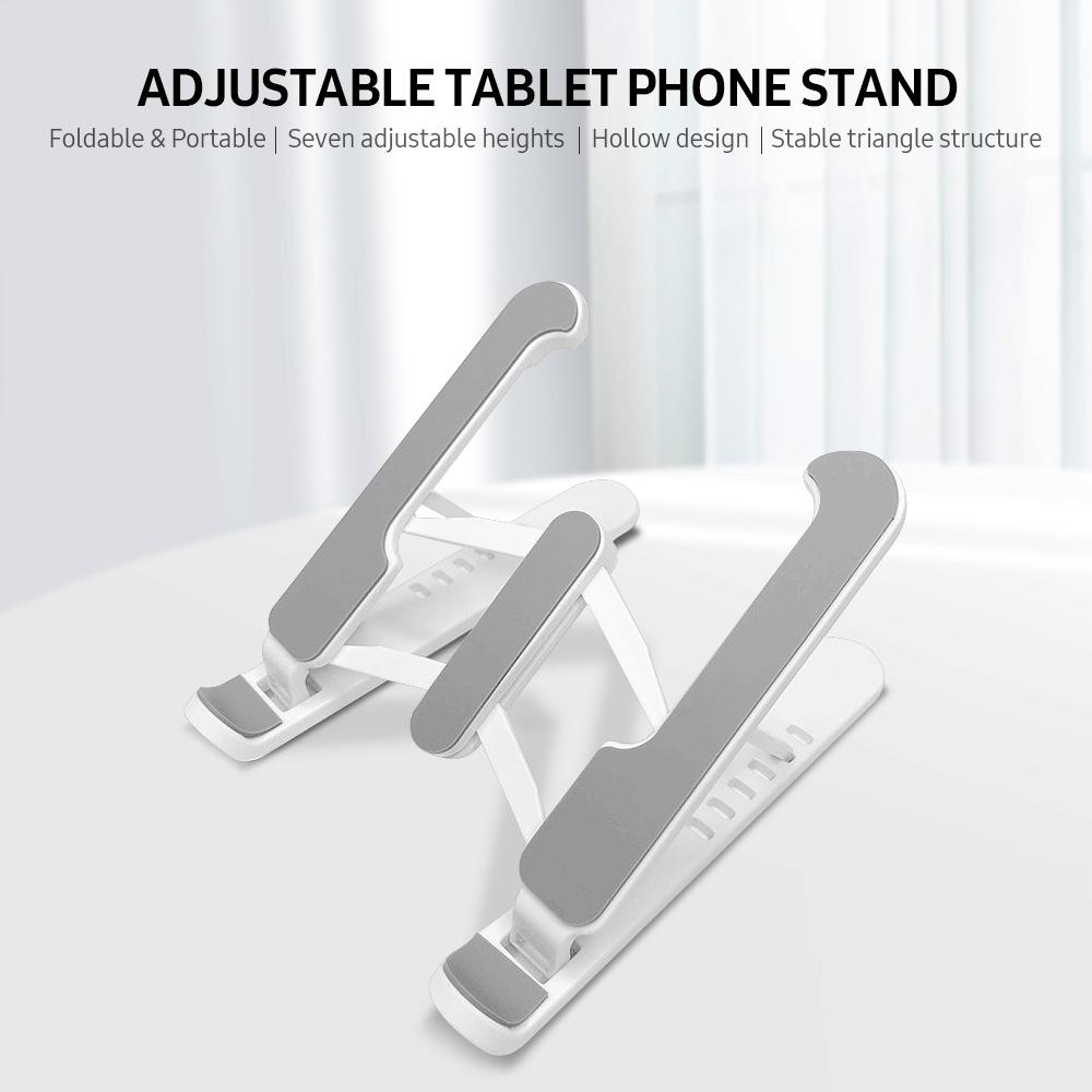 Adjustable Multiangle Tablet Phone Stand Portable & Foldable Tablet Riser Universal Desk Stand