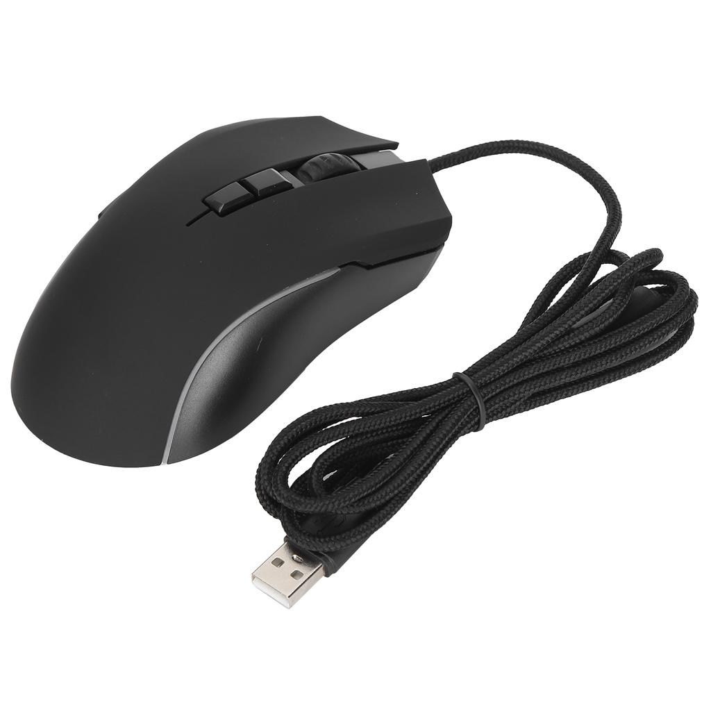 Gaming Mouse Adjustable 7200DPI Ergonomic RGB Lighting Wired Mouse for Gamer Desktop Laptop