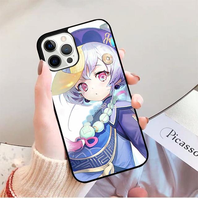 Genshin Impact Qiqi Phone Case For iPhone 17 Air 16 15 14 13 12 Pro Max Plus Max Cover Shell coque
