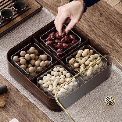 Chinese Style Wood Grain Candy Box