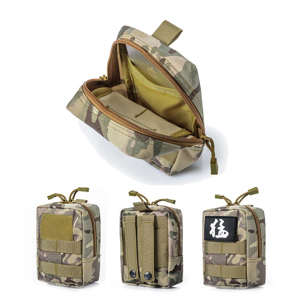 Durable Portable Trekking Bike First Aid Kit Medical Kit Camouflage Waterproof Wilderness Survival Tactics MOLLE Zipper Closure