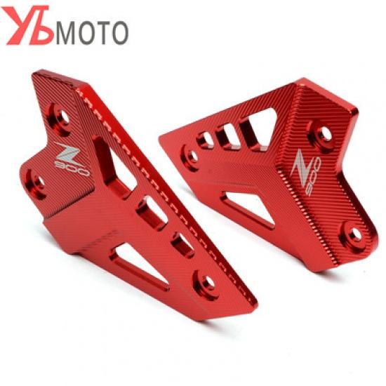 Motorcycle Accessories For Kawasaki Z900 2017 2018    2022 Foot Peg Heel Protective Film Mount Heel Guard