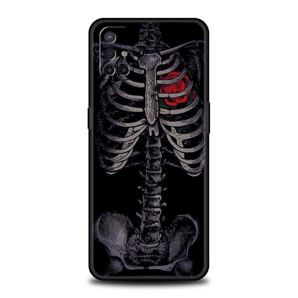 Phone Case For OnePlus 15 13 12 11 10 9 8 7T Pro 13T 13R 12R 10R 9RT 8T Nord 2T CE 2 3 5G Lite Soft Cover Hard Pink Purple Skull