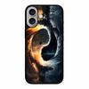 For Iphone 17 5G Case 2025 6.3" Bag Flowers Black TPU Silicone Soft Back Cover For Iphone 16 Plus 17 Phone Case Shockproof Shell