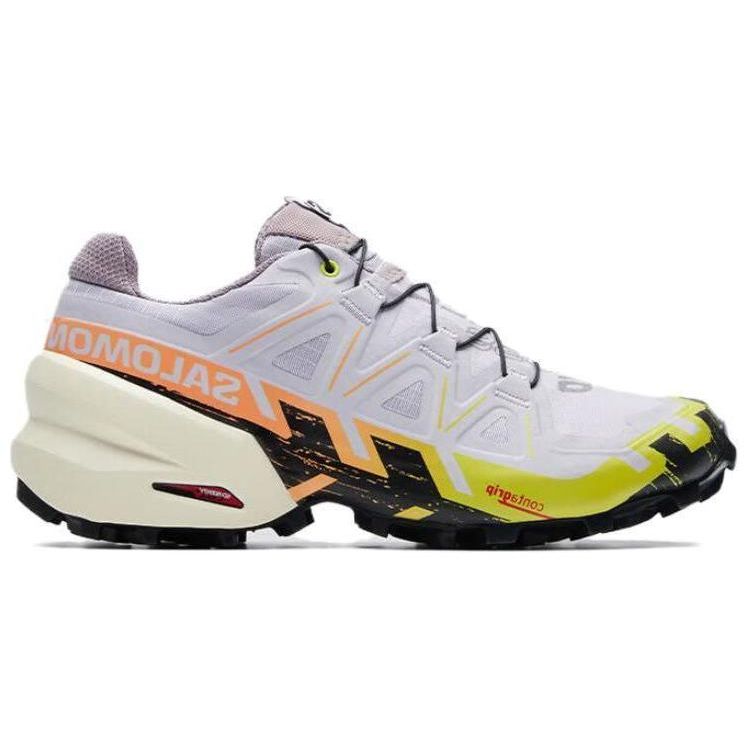 Salomon Speedcross 6 Comfortable Mesh Low Top Trail Running Shoes Women sneaker Orchid Light-Purple 474660