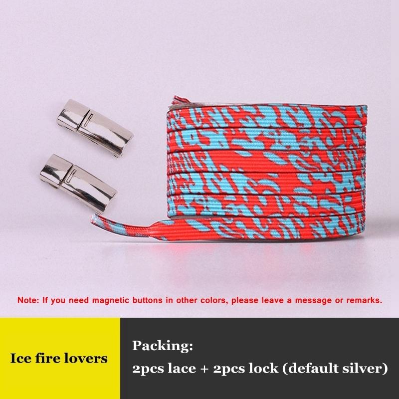 New Elastic Magnetic Shoelaces Sneakers Shoelace Kids Adult No Tie Shoe Laces Rainbow Lock Lazy Laces One Size Fits All Shoes