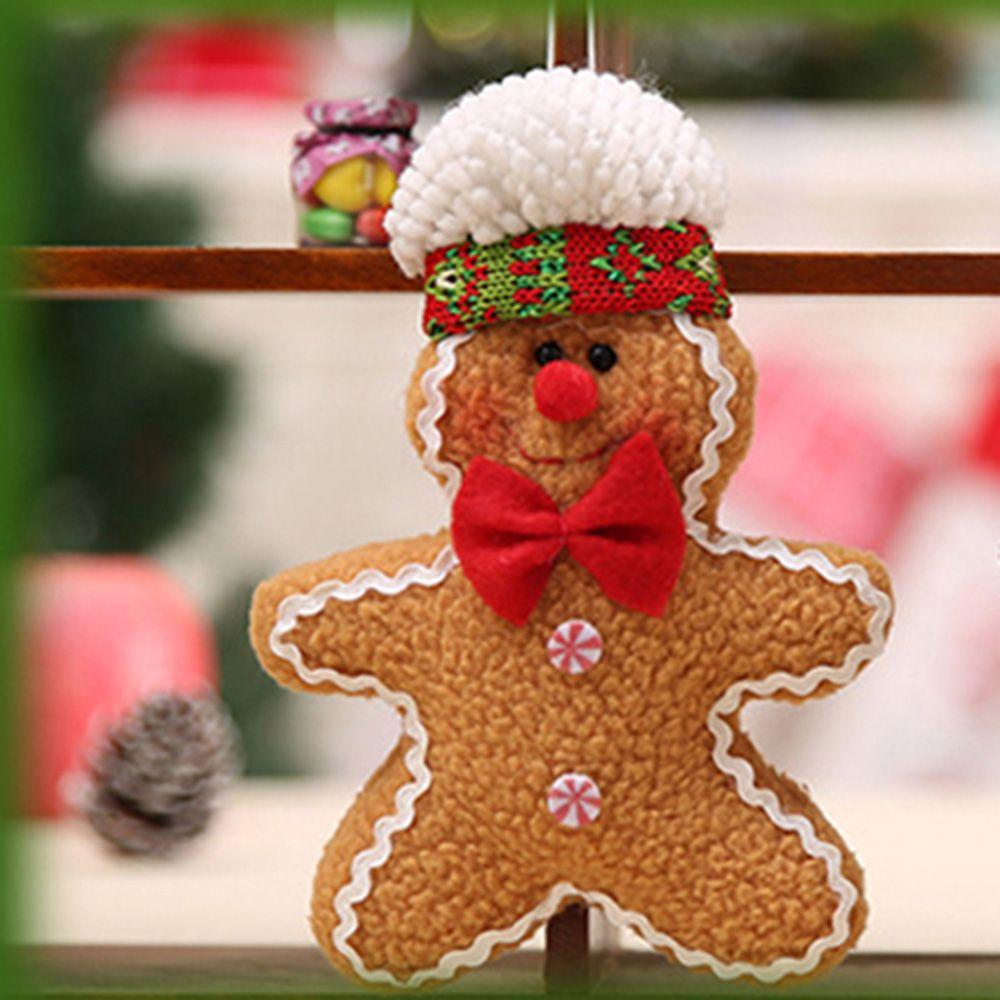 Dětské hračky Závěsné ozdoby Ozdoby perníkového mužíčka Přívěsek Domácí dekorace Vánoční dekorace