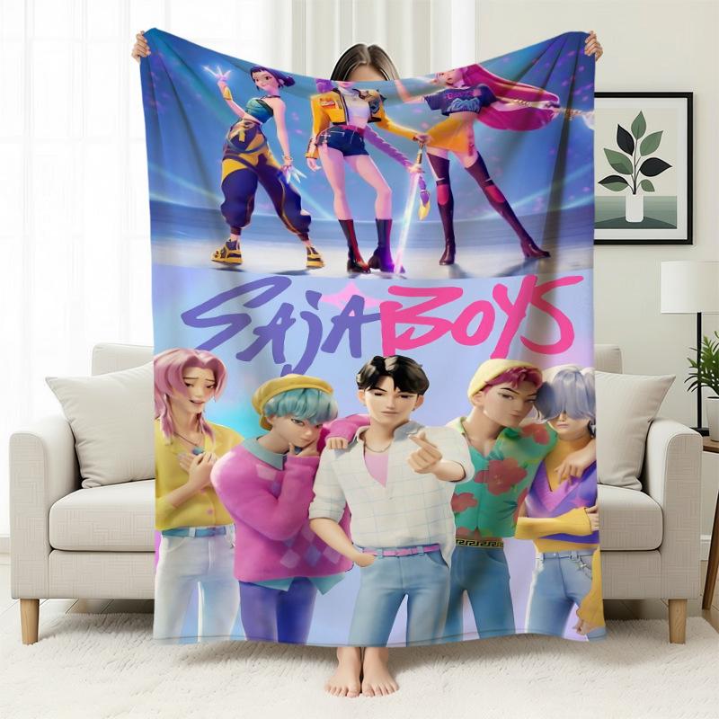 Temu Blanket Kpop Witch Hunters Blanket Flannel Blanket Office Home Sofa Blanket Nap Blanket
