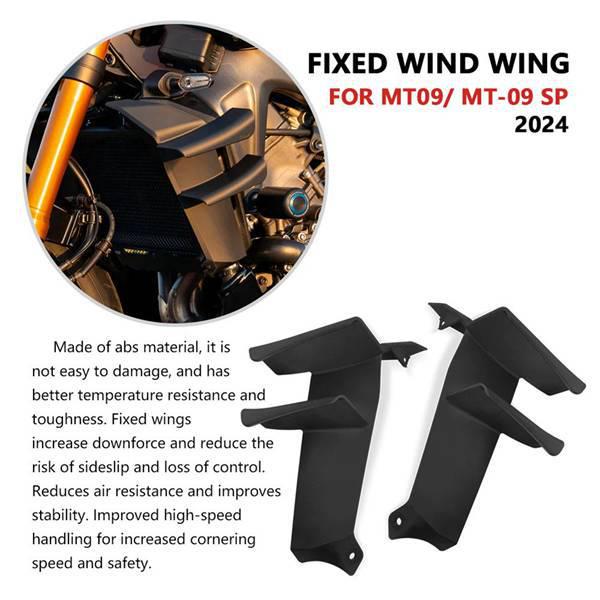 

Yamaha MT-09/SP 24-25 Motorcycle Wind Deflectors Wing Spoiler (1 Pair) None