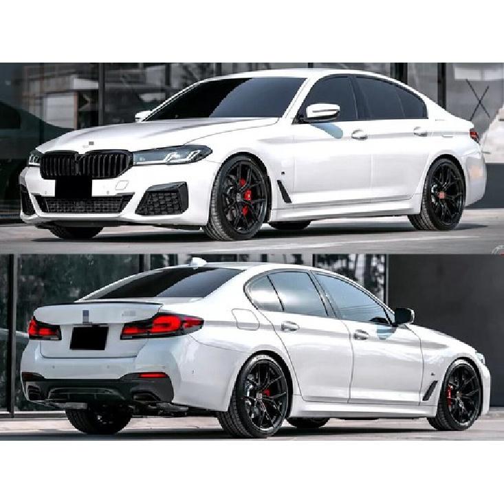 For 17-23 BMW 5 Series G30 G31 M550i Gloss Black Side Fender Air Duct Vent Trims