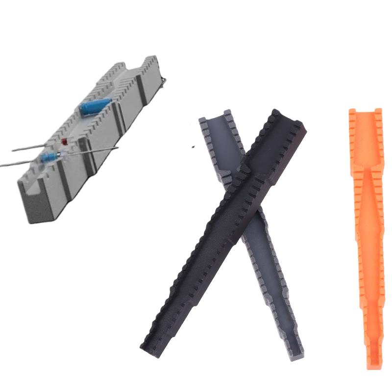 1 Pieza Plegado y Montaje Preciso de Terminales de Componentes Electrónicos Herramientas de Plantilla de Plegado de Terminales de Resistencias de Precisión Impresas en 3D