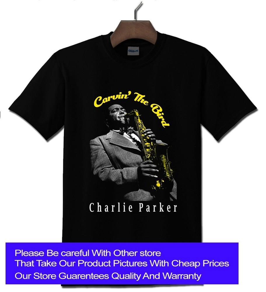 Charlie Parker T-shirt, Carvin The Bird T-shirt, New Tee, Retro tee, Gift Tshirt Unisex T-Shirt M