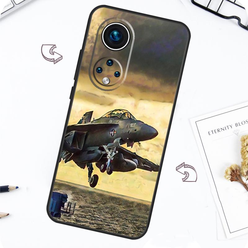 F14 Tomcat Fighter Case For Honor Magic 7 Pro 5 6 Lite Honor 200 Pro 50 70 90 X8b X9a X8a X8 X9 X9c X9b Cover