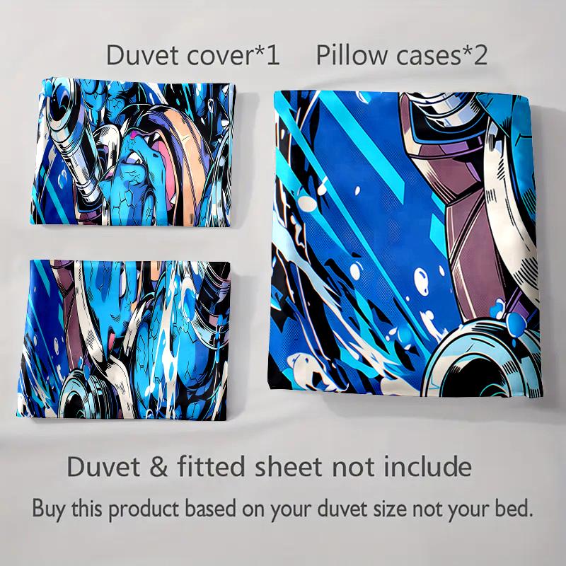 Blue, dynamic, abstract. Bedding Duvet cover sets Duvet covers Pillowcases gifts (1 * Duvet Cover 2 * Pillowcases, without duvet insert)