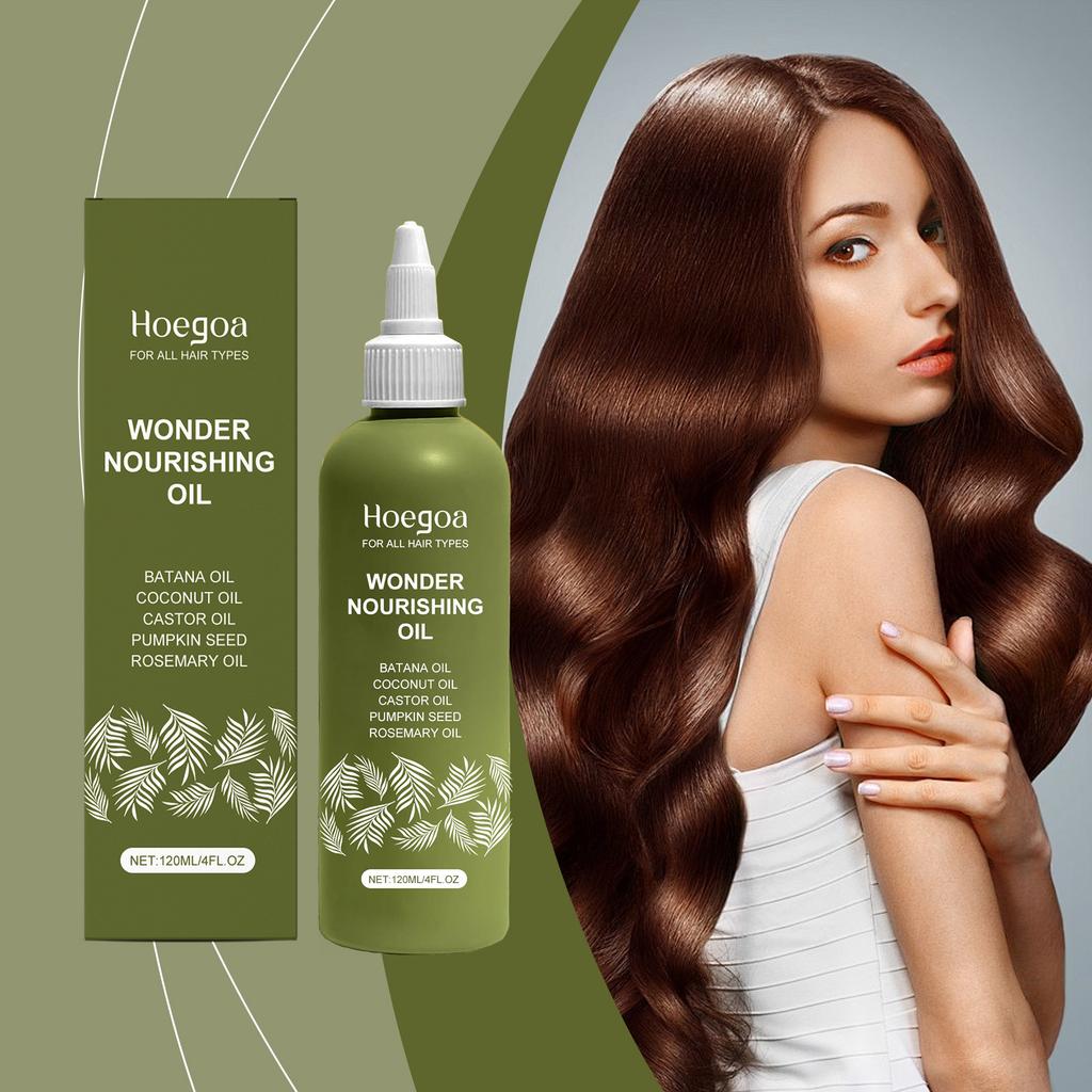 HOEGOA Hair Care Oil Smooth and Nutritious Hair Massage Care for Whole Hair Hair Care Oil