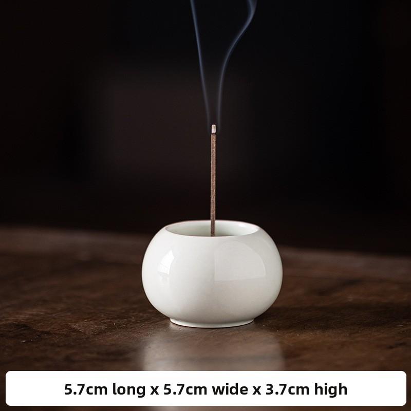 Ceramic Small Incense Burner Incense Burner Line Incense Insert Incense Seat Tea Table Ornament