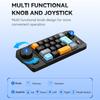 Farbbeleuchtete 19-Tasten Mini-Gaming-Tastatur Anpassbarer Joystick Doppel-Makro-Rad Hot-Swap-fähige Schalter