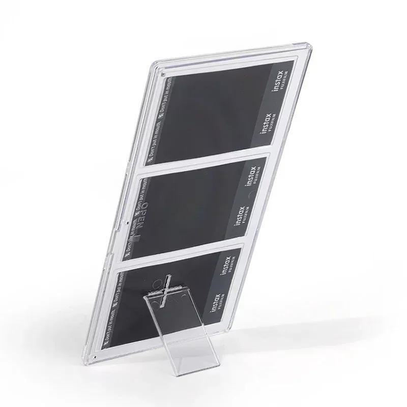 INS Acrylic Display Stand Photo Frame Transparent Kpop Idol Photocard Holder Picture Display Holder Photo Protective Album