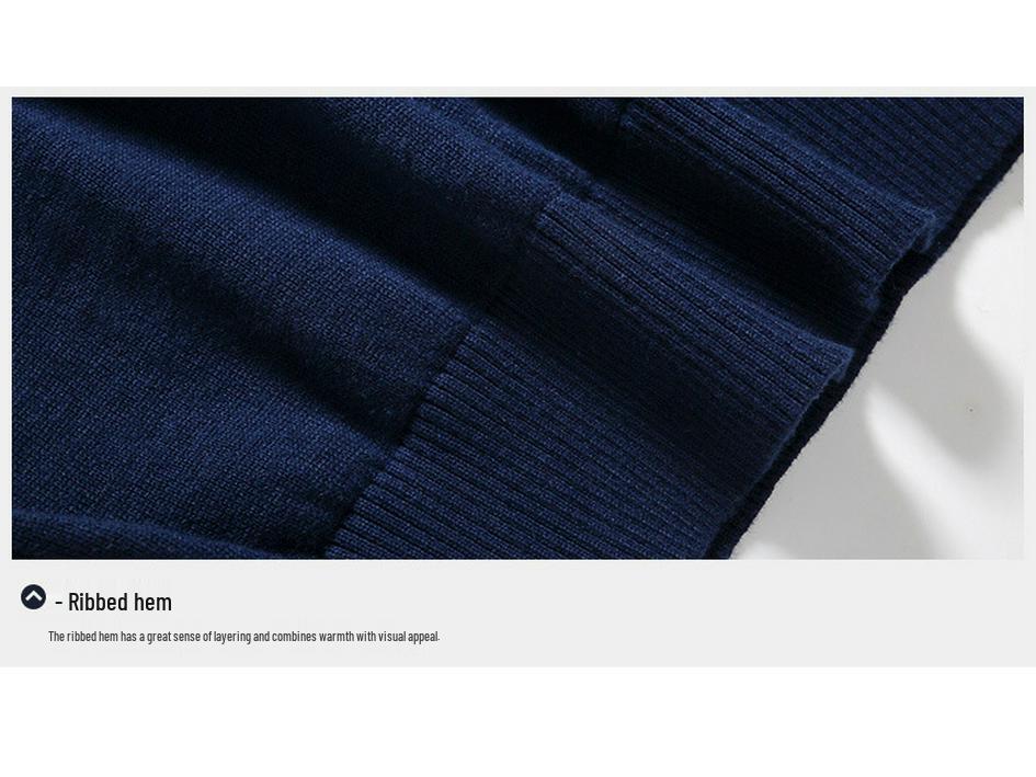 Men's Solid V-Neck Wool Knit Vest - Sleeveless Pullover for Spring and Autumn