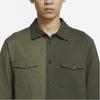 Nike SB Flannel Patchwork Long Sleeve Shirt Men Tops Olive-Green DA4168-325