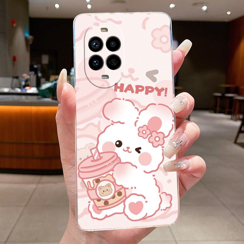 Casing For Huawei Nova 13 Pro Luxury Cute Cool Dragon Flower Pattern Soft silicone Phone Case Back Cover Transparent TPU Shell