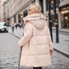 Autumn and Winter Women's Fashion Casual Thick Coat Large Size Hooded Padded Coat