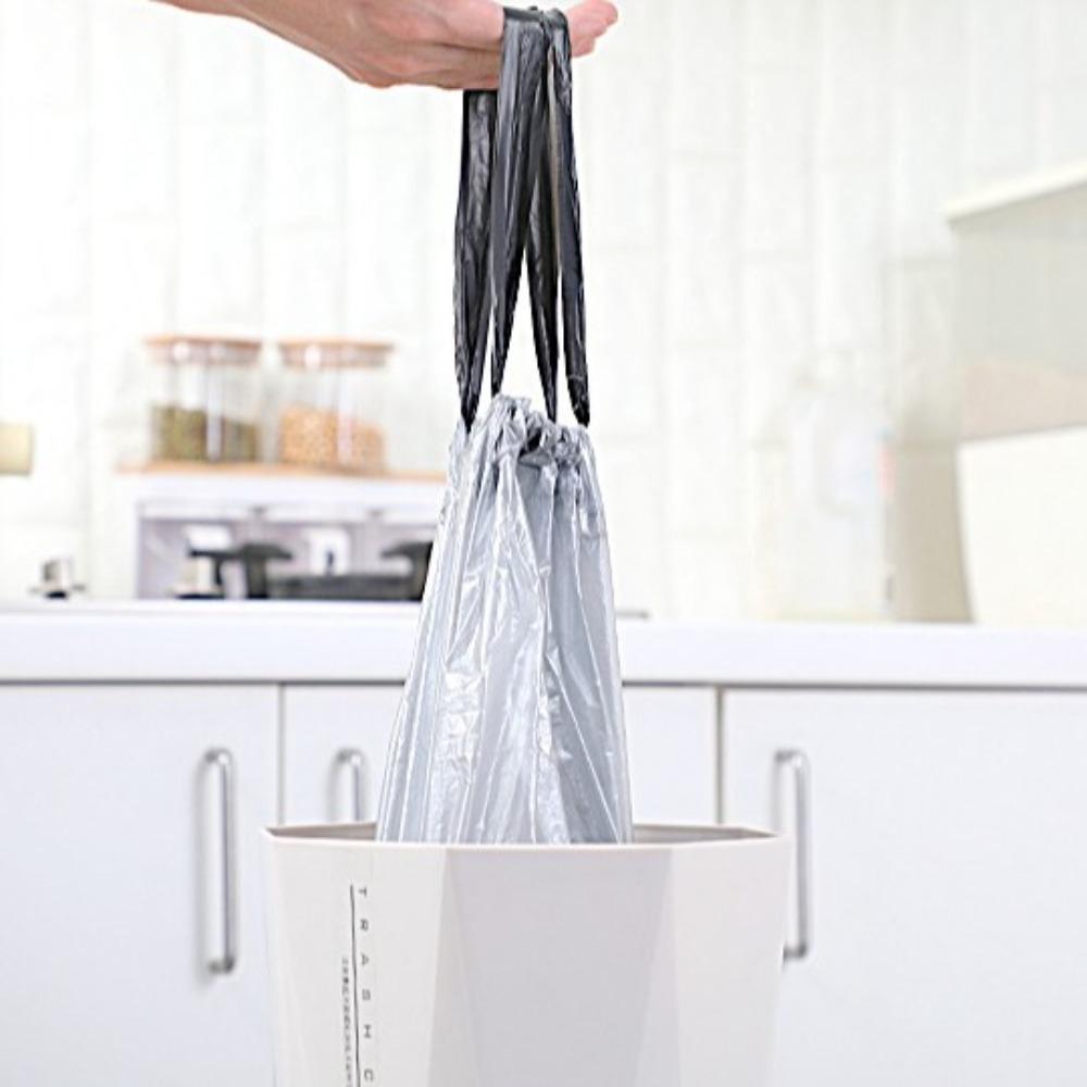 4Rolls Odor-Control Garbage Bags Disposable Wastebasket Bags Portable Kitchen Bags  Bathroom