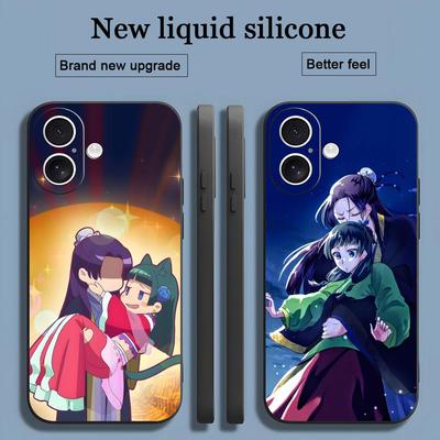Maomao Anime Popular Phone Case For iPhone 16 15 14 13 12 11 X XR XS 8 Plus Mini Pro Max Soft Black Shockproof Cover