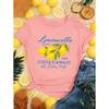 Limoncello Italia La Dolce Vita Lemon Print Women T-Shirts Summer Breathable Short Sleeve Trendy O-Neck T Shirt Y2K Tops