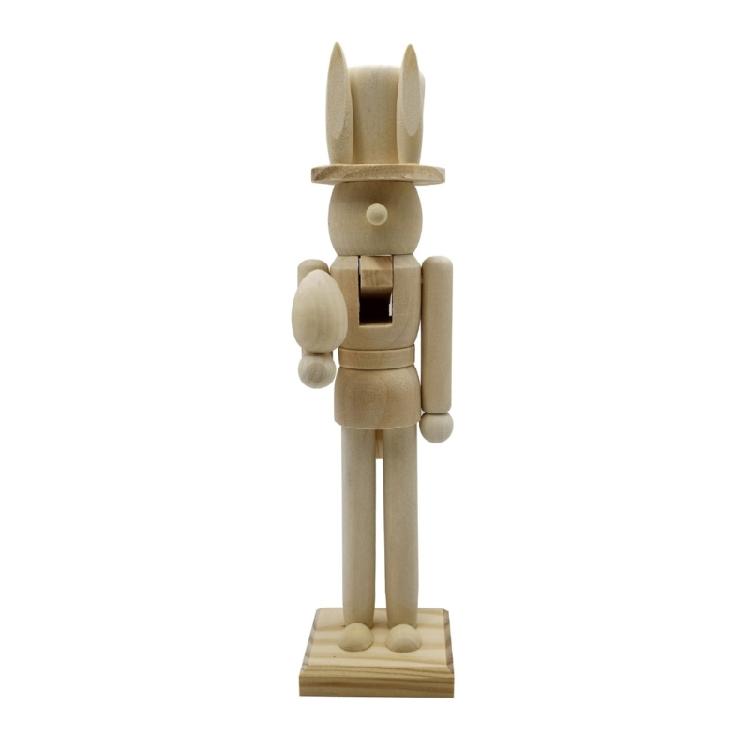 

Unfinished Wood Nutcrackers Ornament Unpainted Wooden Nutcrackers Figurines Paint Your Own Wooden Nutcrackers Soldiers