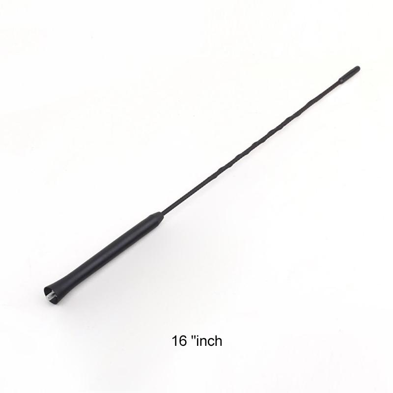 16/11/9Inch Car Roof Mount Mast Whip Antenna Enhanced Signal Stereo Radio Screws FM AM Aerial Amplified Car Accessorie Universal