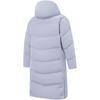 Li Ning Fitness Series Hooded Logo Stitching Long Down Jacket Women Outerwear AYMV408-3