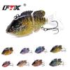 FTK 1 Piece 7.5CM-13G 2 Sections Multi-section Small Fishing Bait Swimming Bait Barracuda Bait