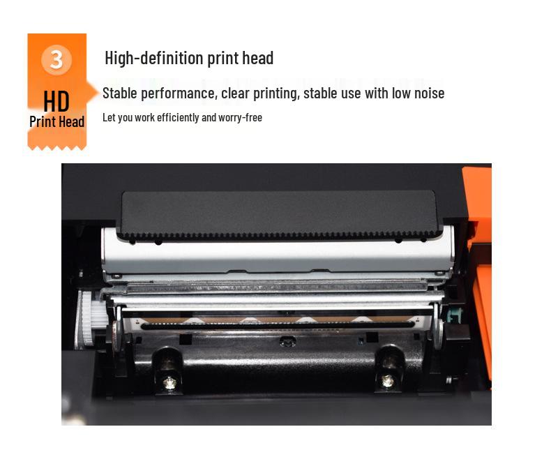 80-MM tragbarer Thermodrucker für Quittungen mit USB/LAN/Bluetooth-Konnektivität