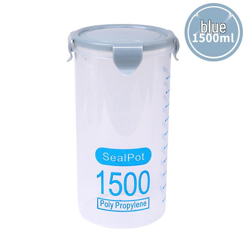 Transparent Food-Grade Jars for Grains, Cereals, Snacks, Tea, and Dry Goods Storage