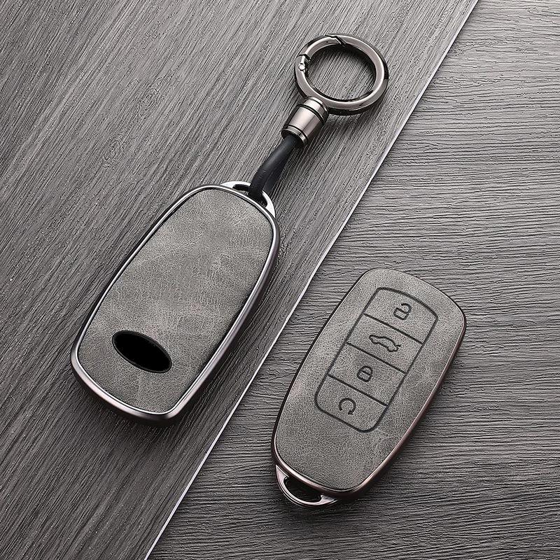 Interior Mouldings TPU Leather Car Key Case for Chery Tiggo 8plus Tiggo 8 New 5 Plus 7pro Max Omoda 5 C5 Car Key Protector Shell