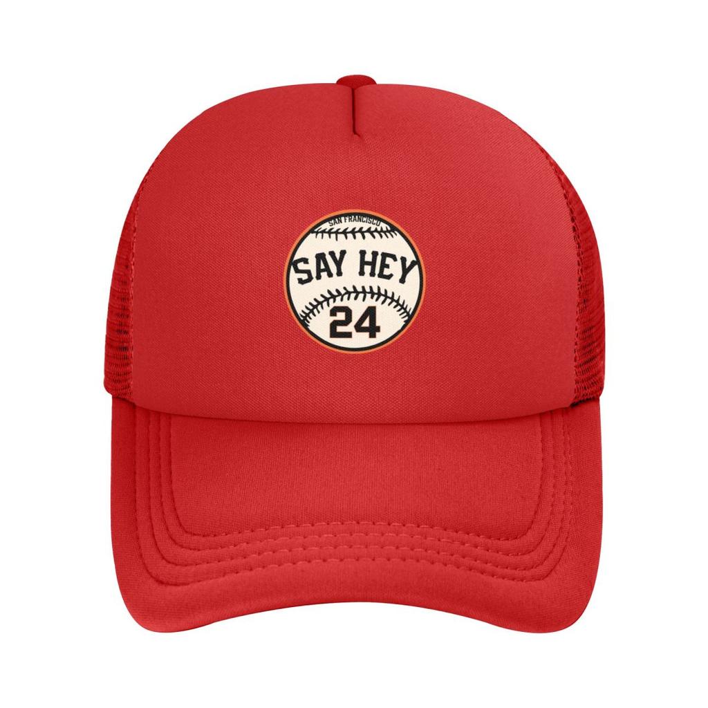 Baseball Caps Willie Mays 24 Say Hey Mesh Hats Sport Washable Unisex Hats