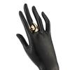 Y2K Pointed Heart Open Ring for Women Simple Metal Glossy Irregular Finger Ring Exquisite Vintage Casual Versatile Jewelry Gift