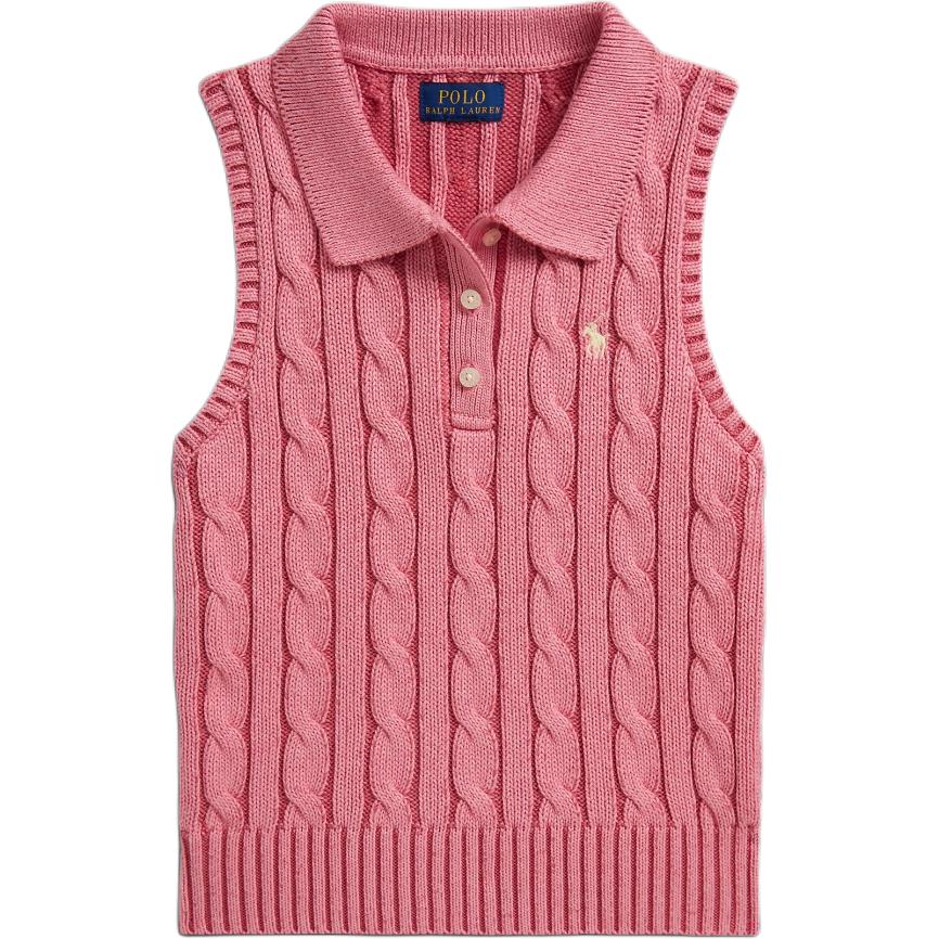 

Polo Ralph Lauren Однотонный вязаный жилет-поло без рукавов Детские свитеры CWPOSWEG6820624-650 S