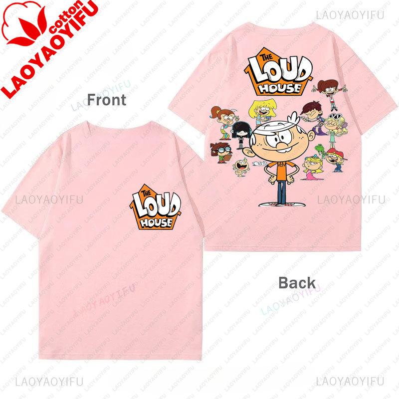 The Loud Houses T Shirt Casual Funny Y2k Clothes Cartoon Comedy Theme Graphic Tees Unisex Unisex Harajuku Streetwear Ropa De Mujer